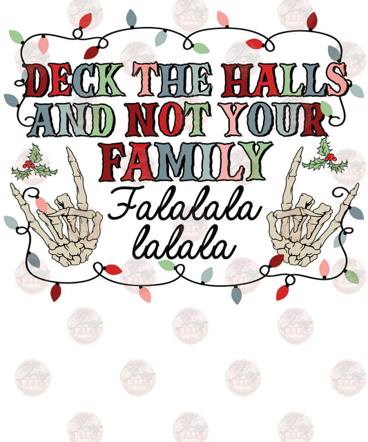 Deck The Halls Not The Family-C-N