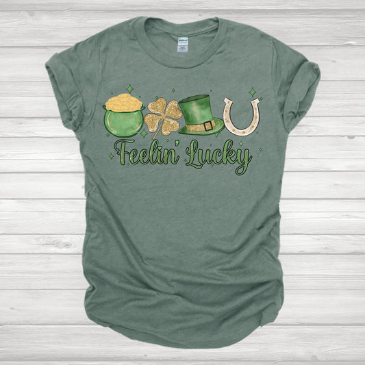 St. Patricks Day Feelin' Lucky-C-Y